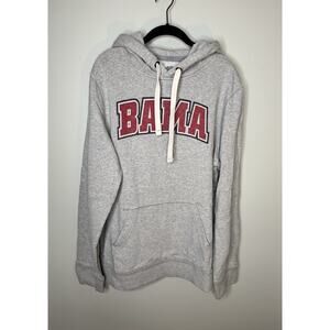 Alabama “Bama” Printed Men’s Gray Hoodie Sweatshirt Crimson Tide Football - XL